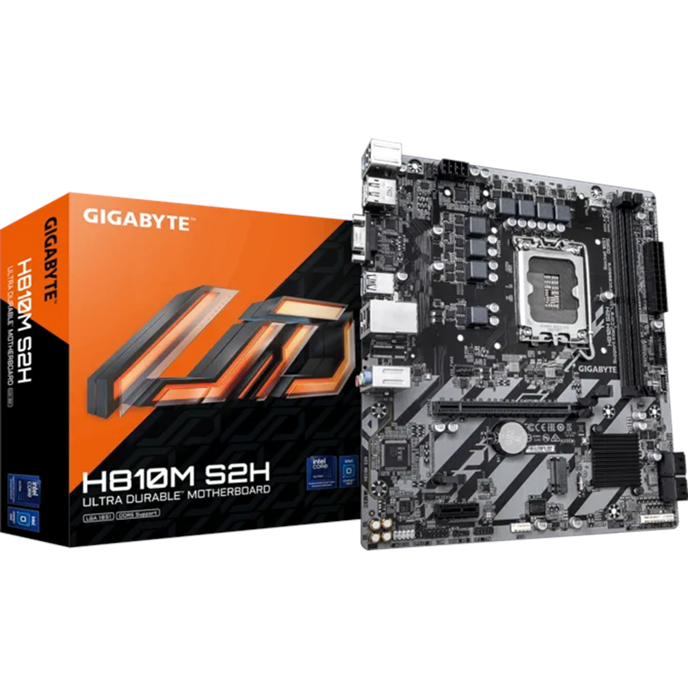 GIGABYTE H810M-S2H DDR5 HDMI-DP PCIE 4.0 1851p mATX