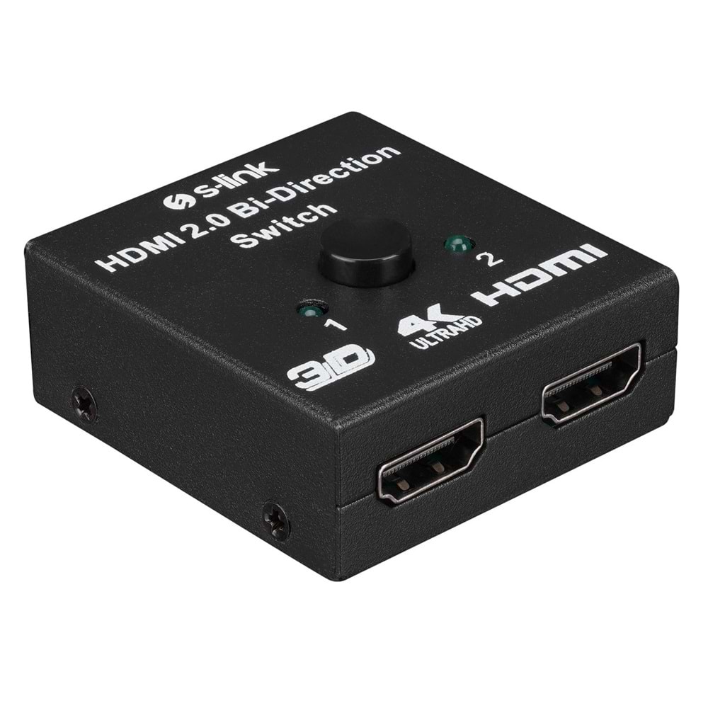 S-Link SL-LU613 2'Lİ HDMI 2 Yönlü çoklayıcı switch