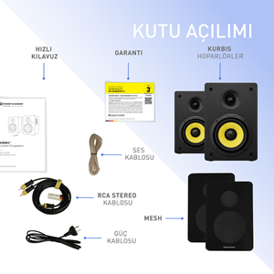 Thonet & Vander KÜRBIS 2.0 72W Cinema Ahşap Speaker - 2.0 Sistem - 72W RMS