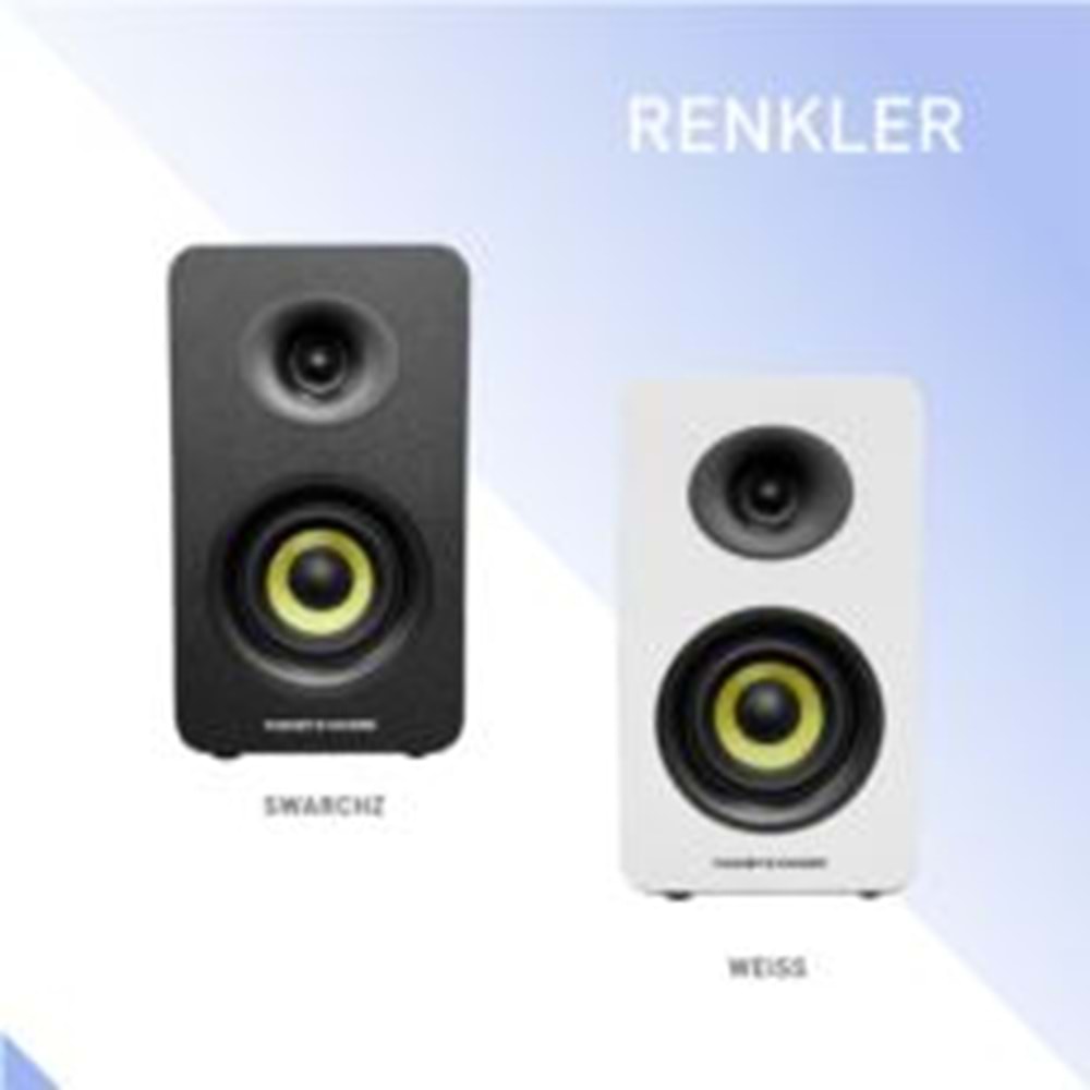 Thonet & Vander KUMPEL 2.0 50W Siyah Speaker - 2.0 Sistem - 50W RMS