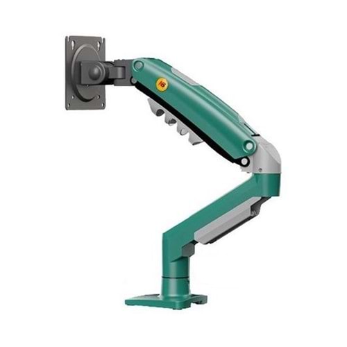 N.Bayou F80-XK amortisörlü monitör masa yeşil kol