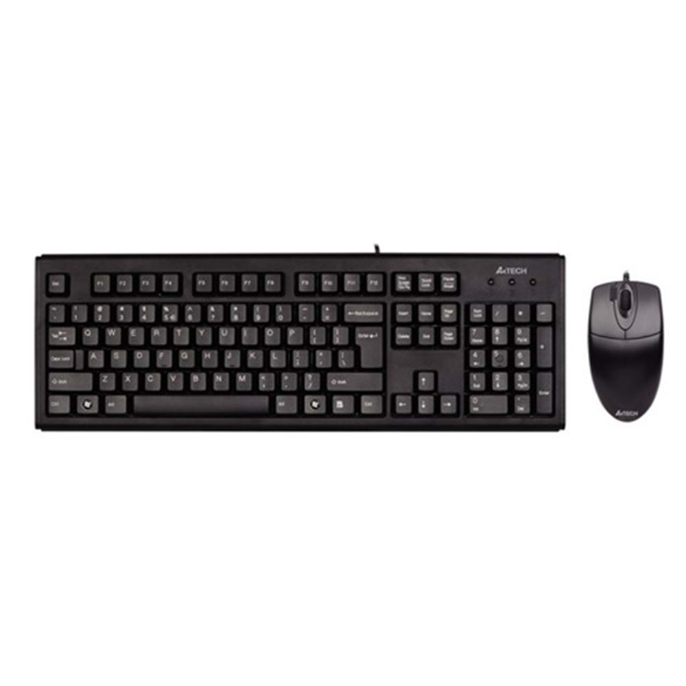 A4 Tech KM-72620D USB Q Klavye-mouse siyah set