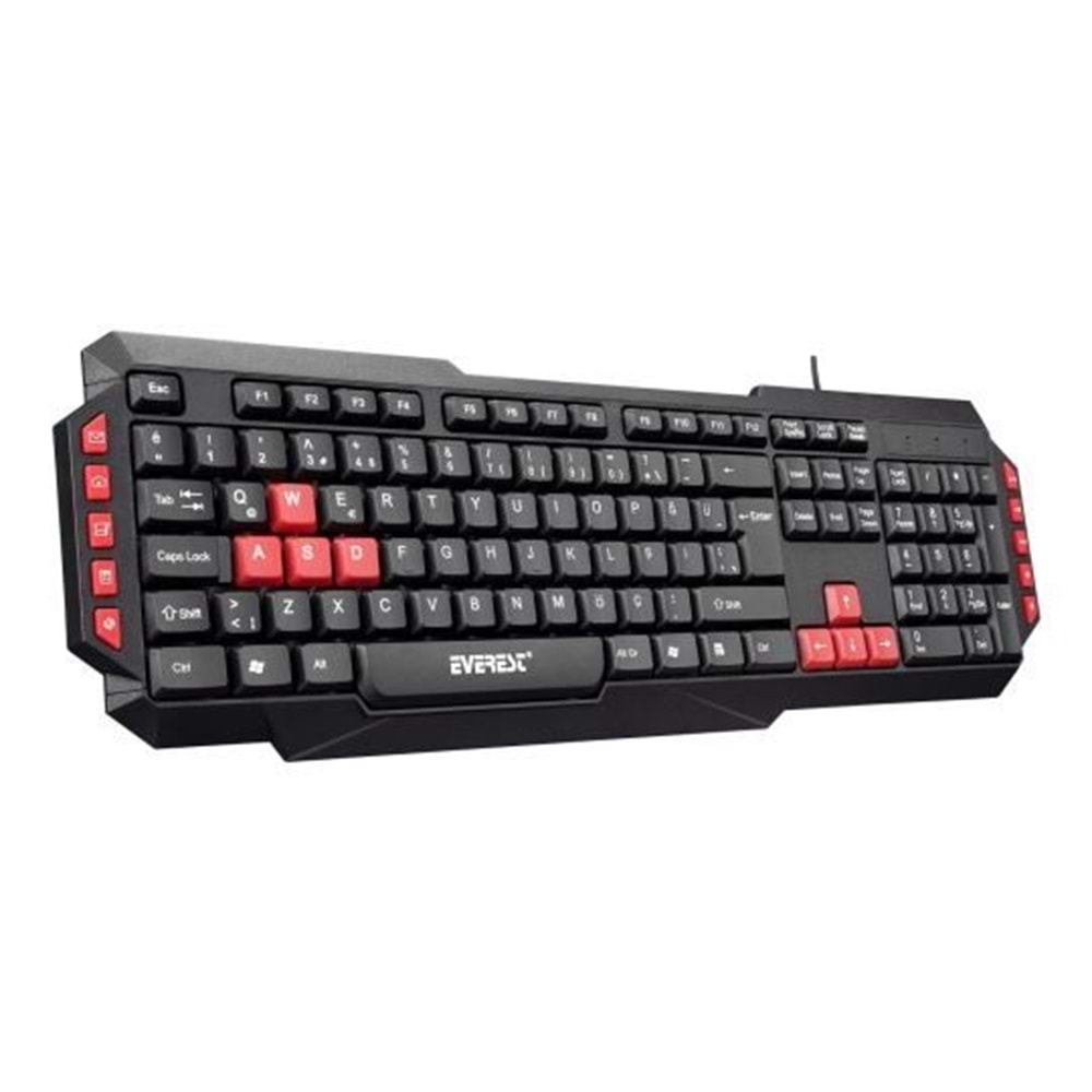 Everest KB-G7 Armor Q USB siyah oyuncu klavye