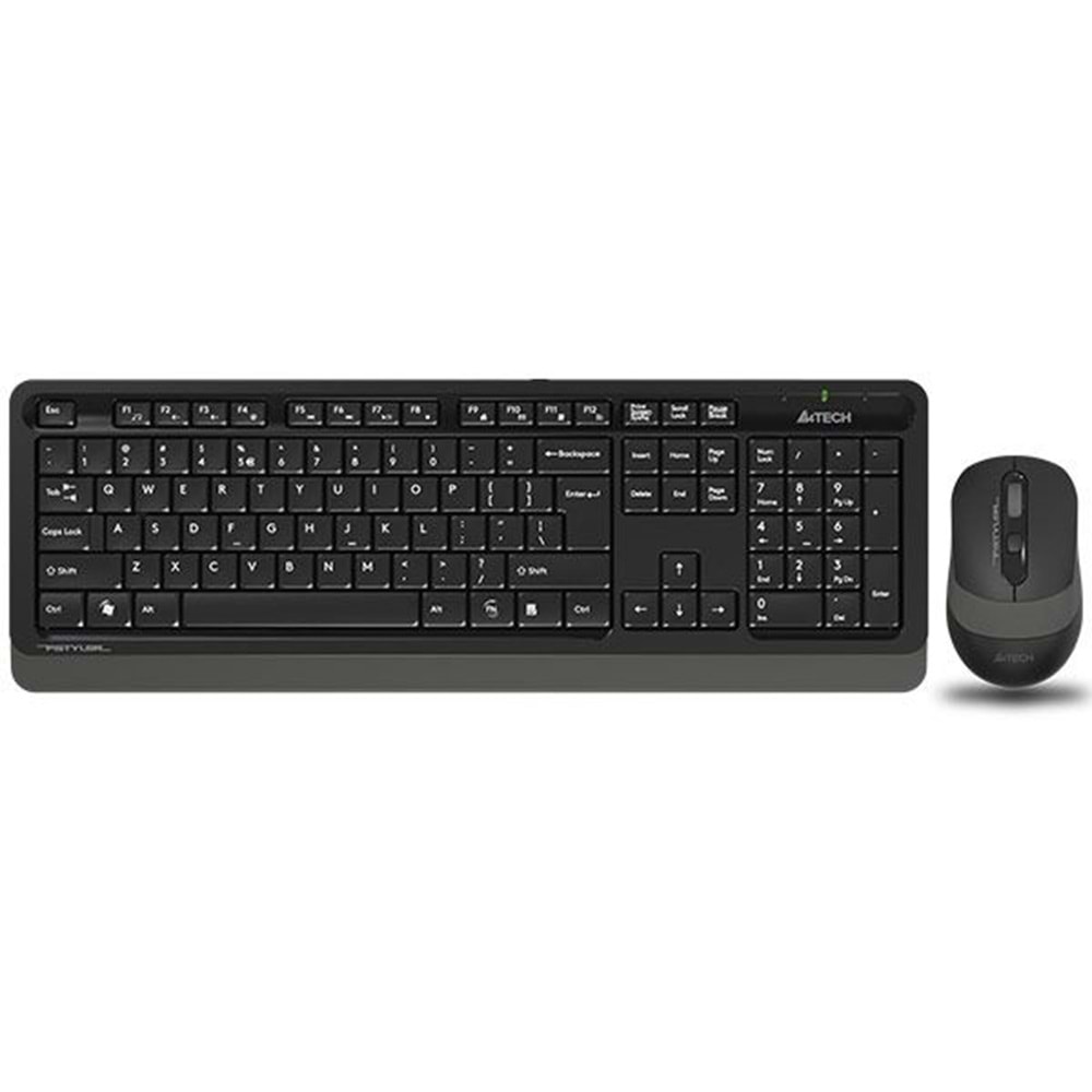 A4 Tech FG1010 Kablosuz Q Klavye-mouse siyah-gri set