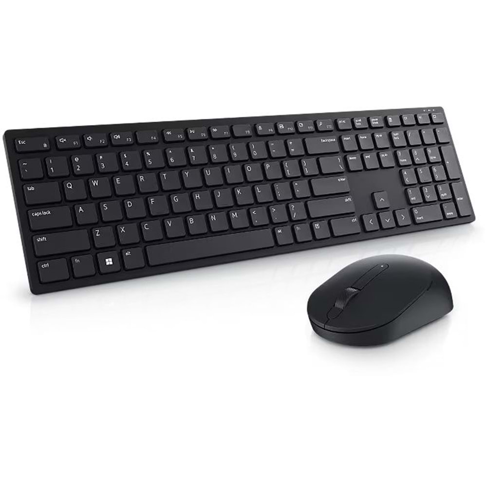 Dell KM5221W Pro Kablosuz Klavye Mouse Set TR- Siyah {580-AJRB (5397184494592)}