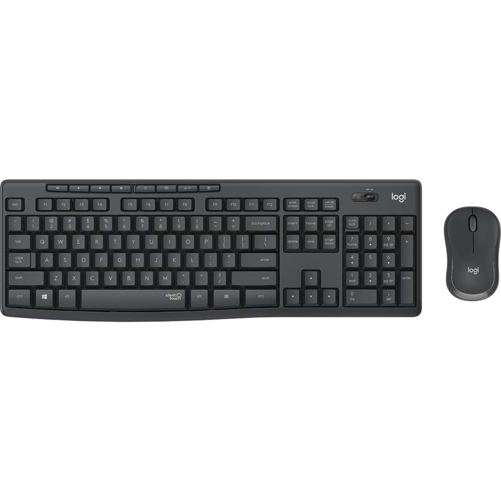 Logitech 920-009804 MK295 siyah kablosuz set