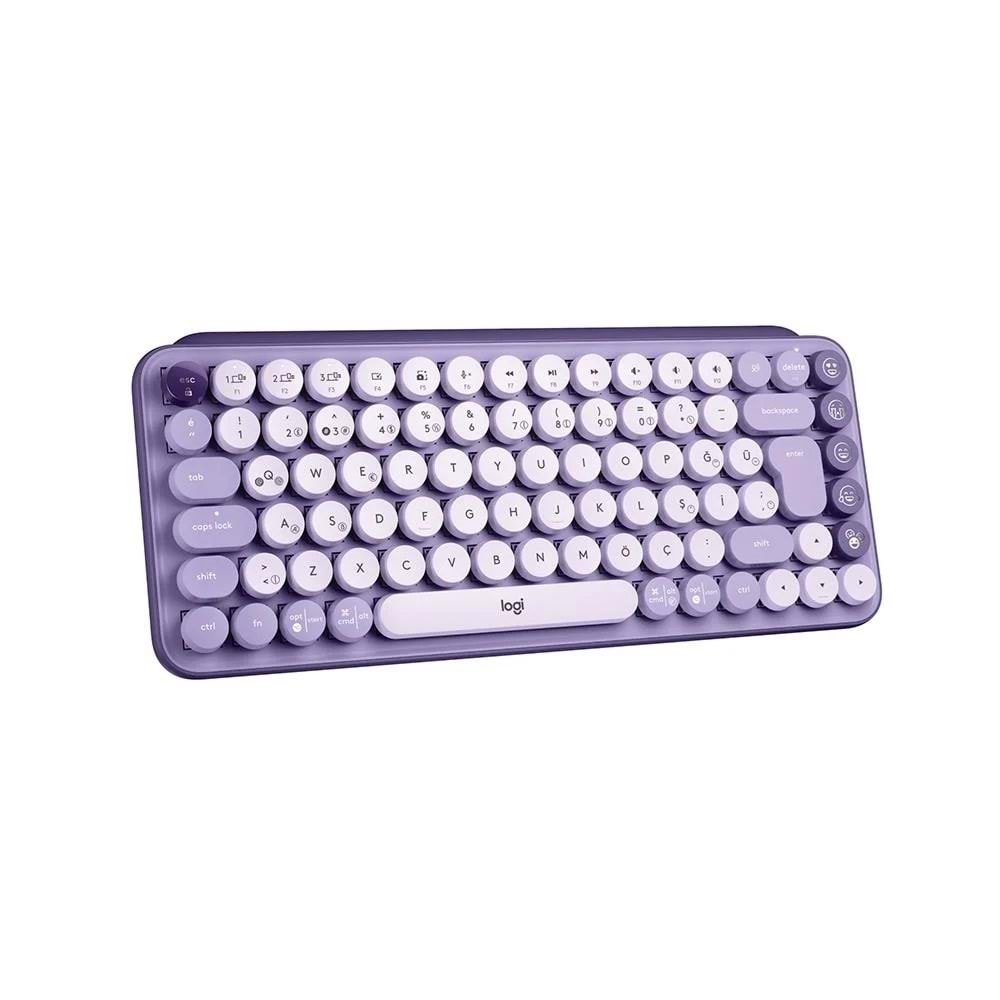 Logitech 920-011527 POP KEYS Kablosuz mekanik,lila