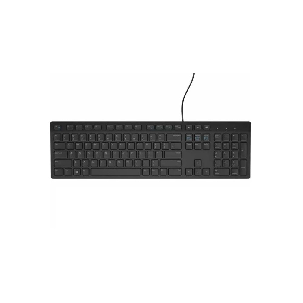 Dell KB216 Multimedia Kablolu Usb F Klavye Türkçe Siyah 580-ADGO