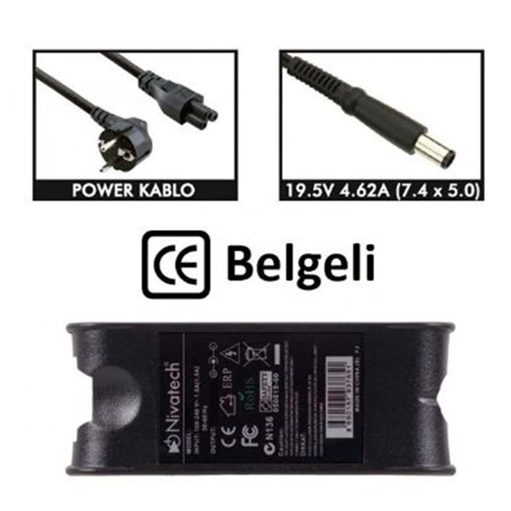 Nivatech BC903 DELL 19,5V 3,34 A (4.5*3.0mm) Adapt