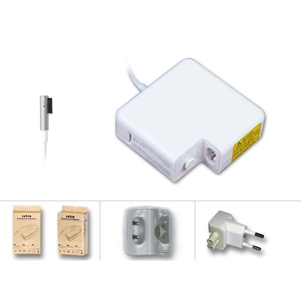 RETRO Apple MacBook Pro 85W MagSafe 1 Notebook Ada