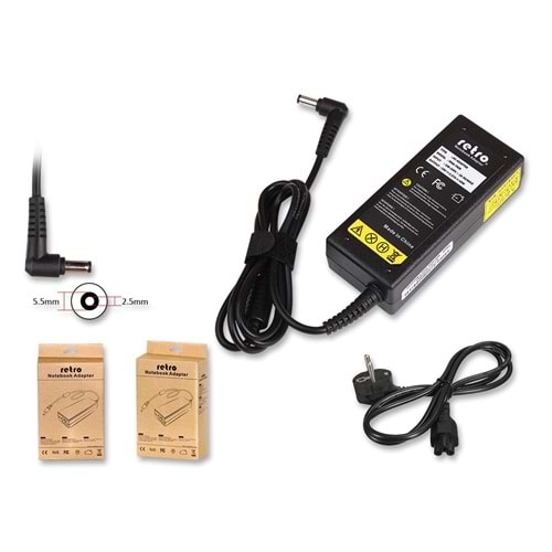 RETRO Toshiba 19V 1.58A 30W PA3743E-1AC3 Netbook A