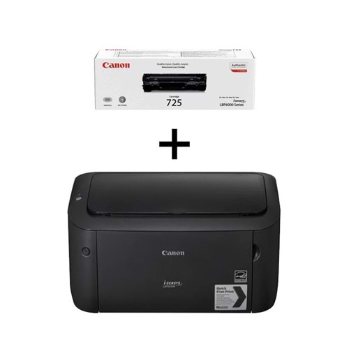 Canon Mono Laser Yazıcı LBP6030B + Toner Siyah 1Adet Demo Toner+1Adet Siyah Poşetli Toner Çıkar