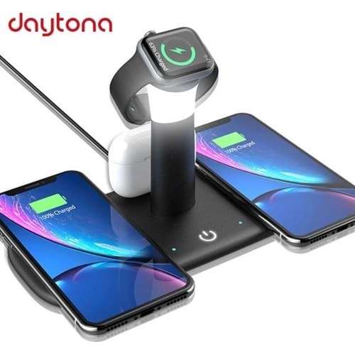 Daytona BWO2 Kablosuz lambalı hızlı şarj standı,15