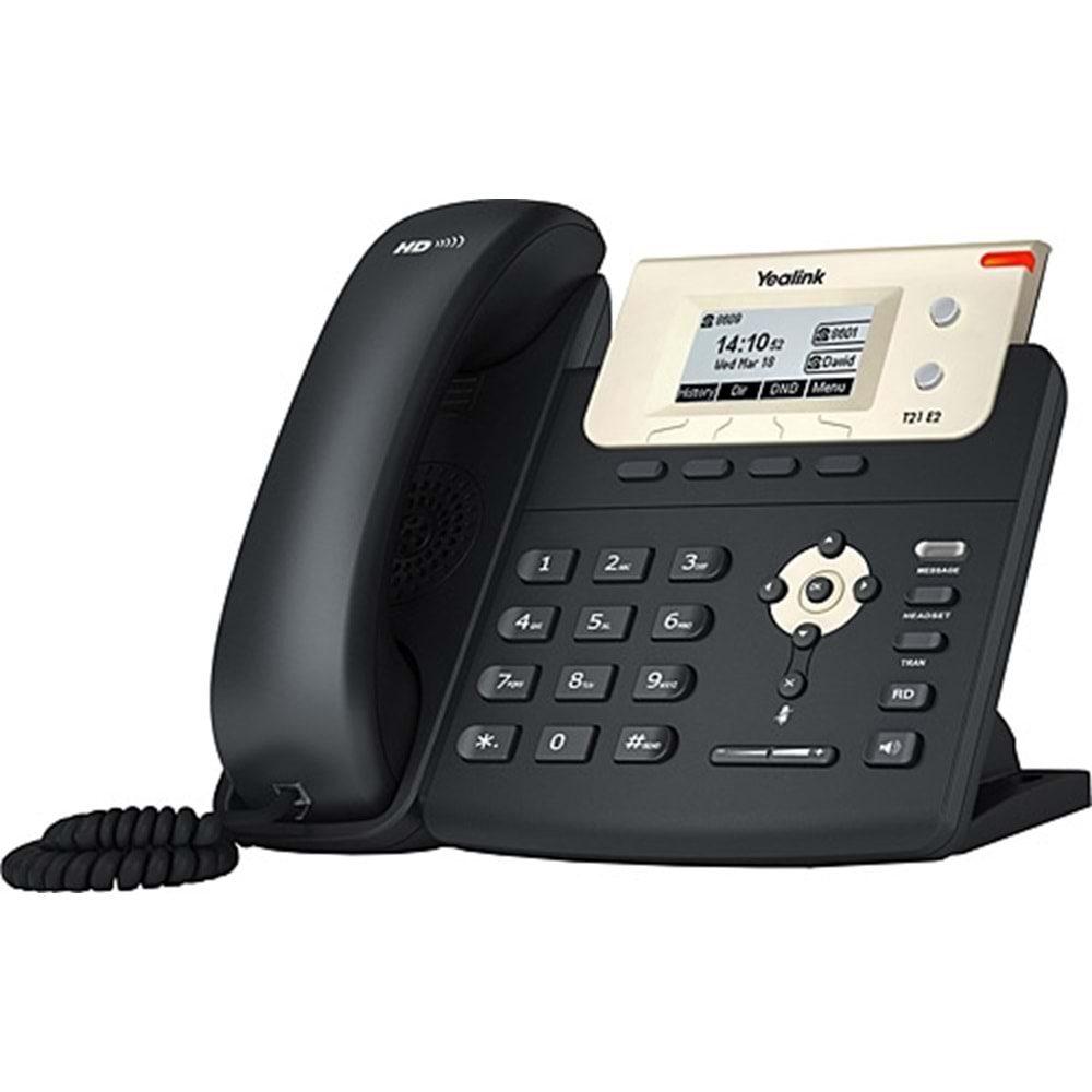 YEALINK IP TELEFON(SIP-T21-E2)132X64 PIXEL LCD.2P, SIP-T21-E2