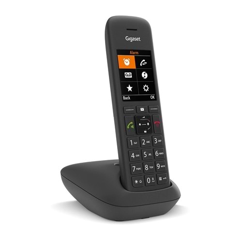 Gigaset C575 Dect Telefon,200'lük Rehber,Siyah
