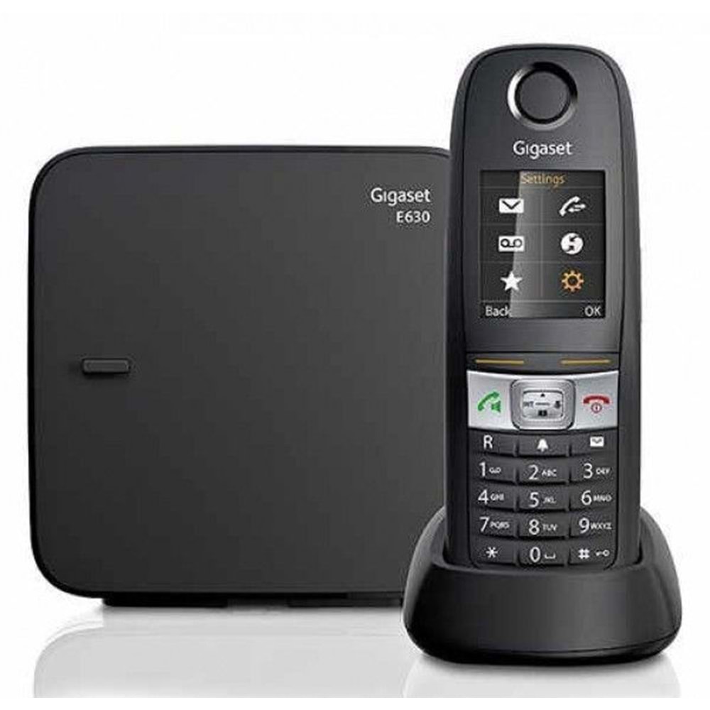 GIGASET E630 Dect Telefon, 200'lük Rehber