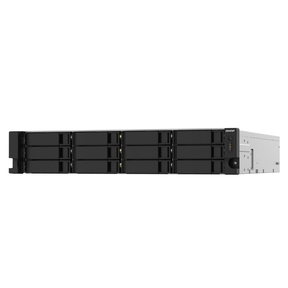 Qnap TS-1232PXU-RP-4GB Nas Kayıt Cihazı (4GB Ram) (12 Disk Yuvalı) Rack Tipi - Distribütör Garanti