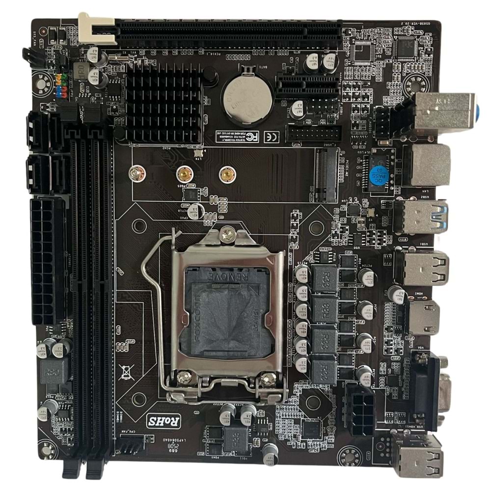 Primecom GZN-B250AGN LGA1151 M.2 DDR4 Hdmi+Vga (6-7-8-9-'uncu Nesil Cpu) Kutusuz