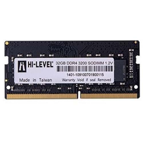 Hi-Level 32Gb 3200Mhz DDR4 N.book Ram 1.2v SOPC25600D4/32G