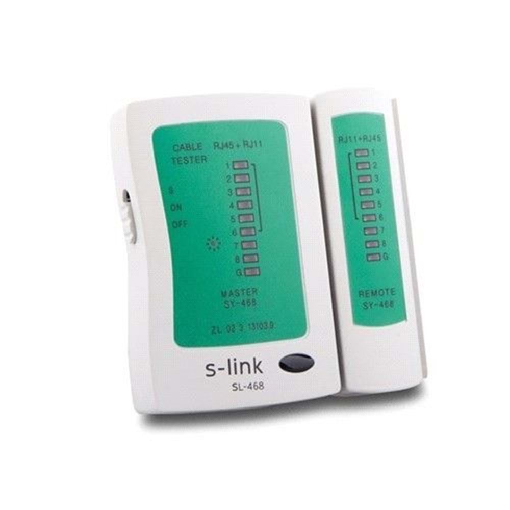 S-Link SL-468 RJ45,RJ11 kablo lüks test cihazı