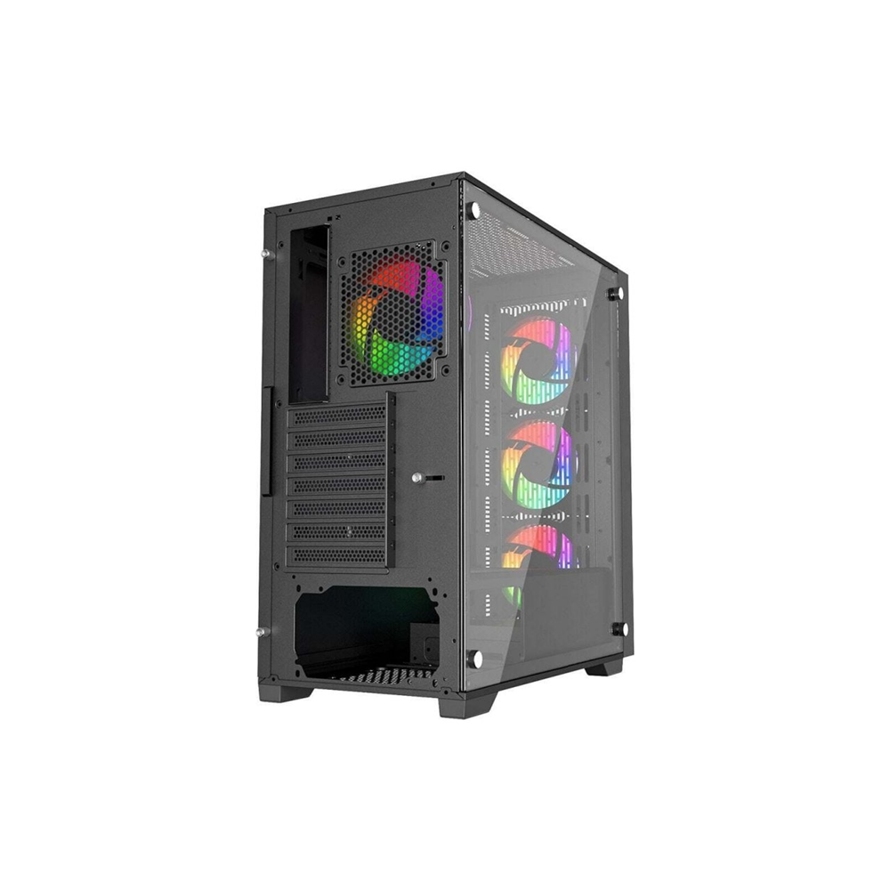 POWERBOOST 650W 80+ BRONZE PB-P705B 4-ARGB Fanlı Gaming Mid-Tower PC Kasası