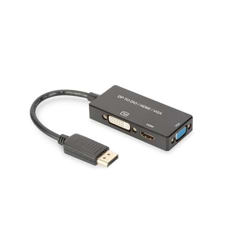 Digitus AK-340418-002-S 20cm DP(E )<=>HDMI(D)+DVI (D)+VGA(D)