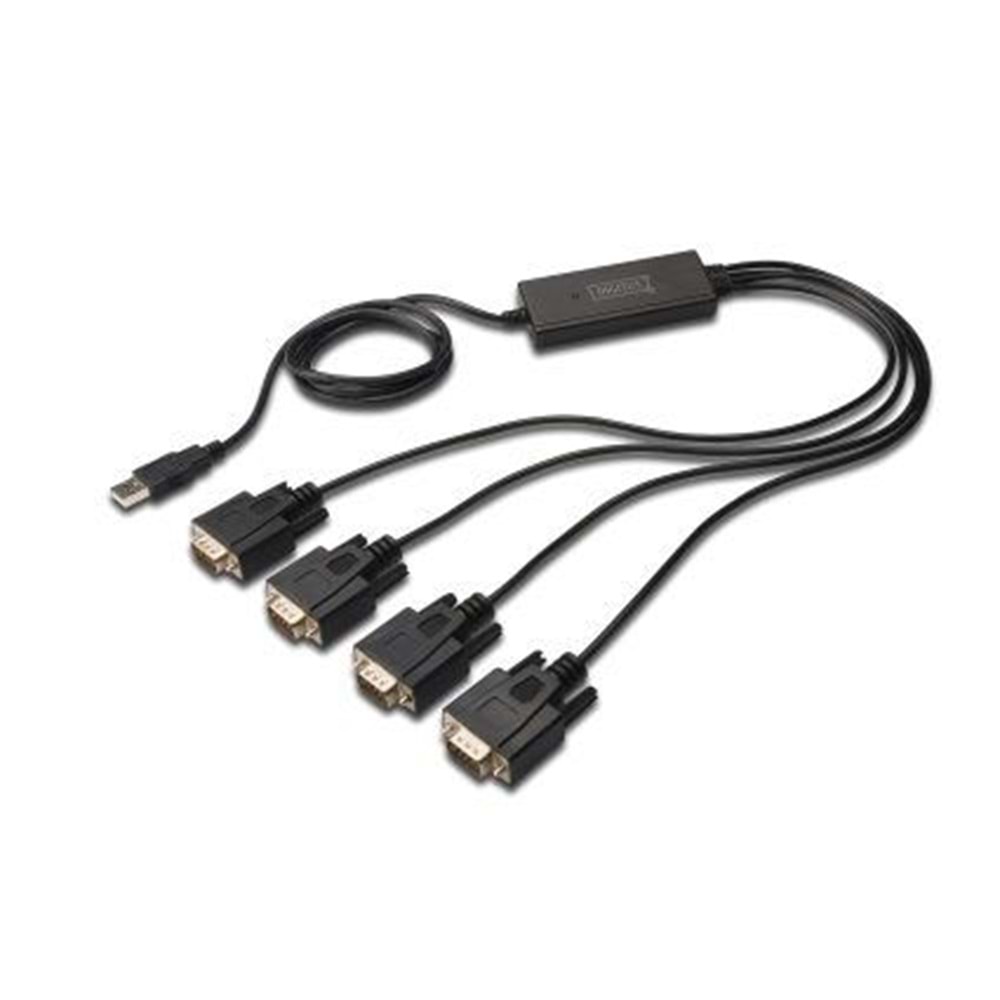 Digitus DA-70159 1,5m USB2.0=>4*RS232 Kablo