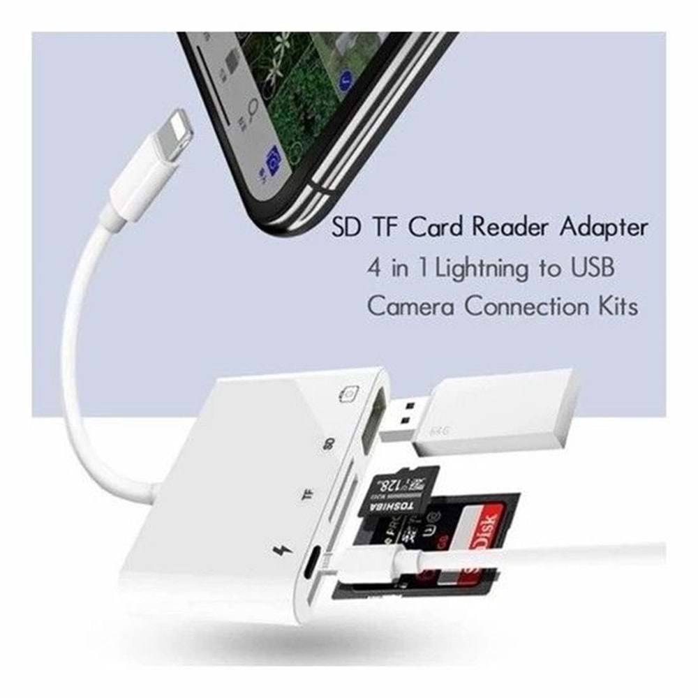 Daytona NK108L iPhone lightning=>TF SD USB3.0 dosy