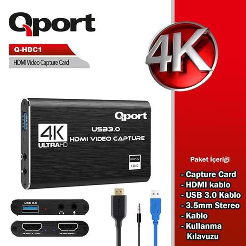 Qport Q-HDC1 USB3.0 HDMI Video Capture kart