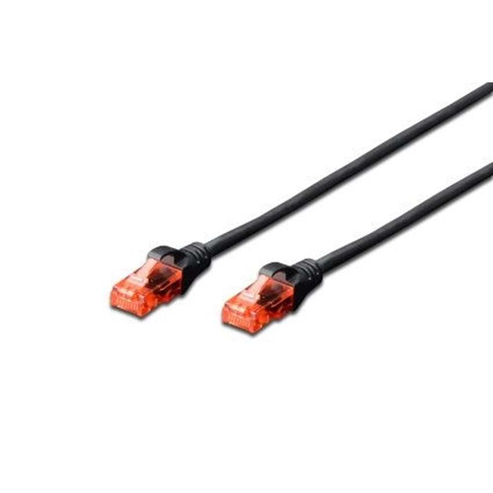 Beek BC-U60025BL 0,25m Cat 6 AWG 26 siyah LSZH
