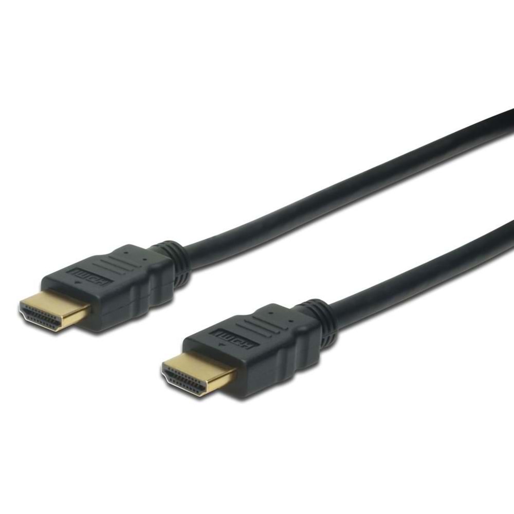 Digitus AK-330107-100-S 10m HDMI H.S 4K altın kap kaplama kablo