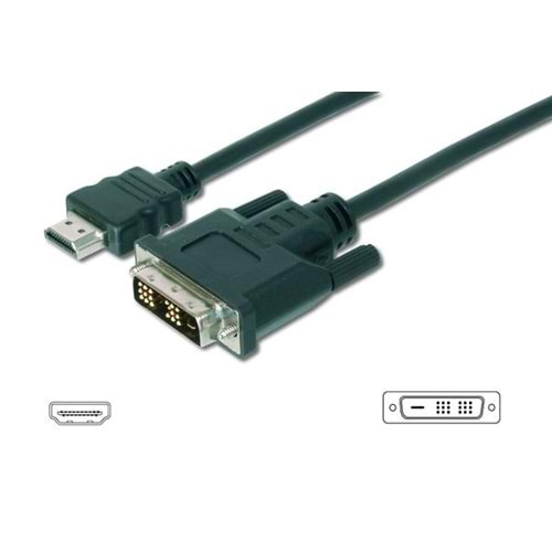 Digitus AK-330300-030-S 3m HDMI=>DVID18+1 Kablo