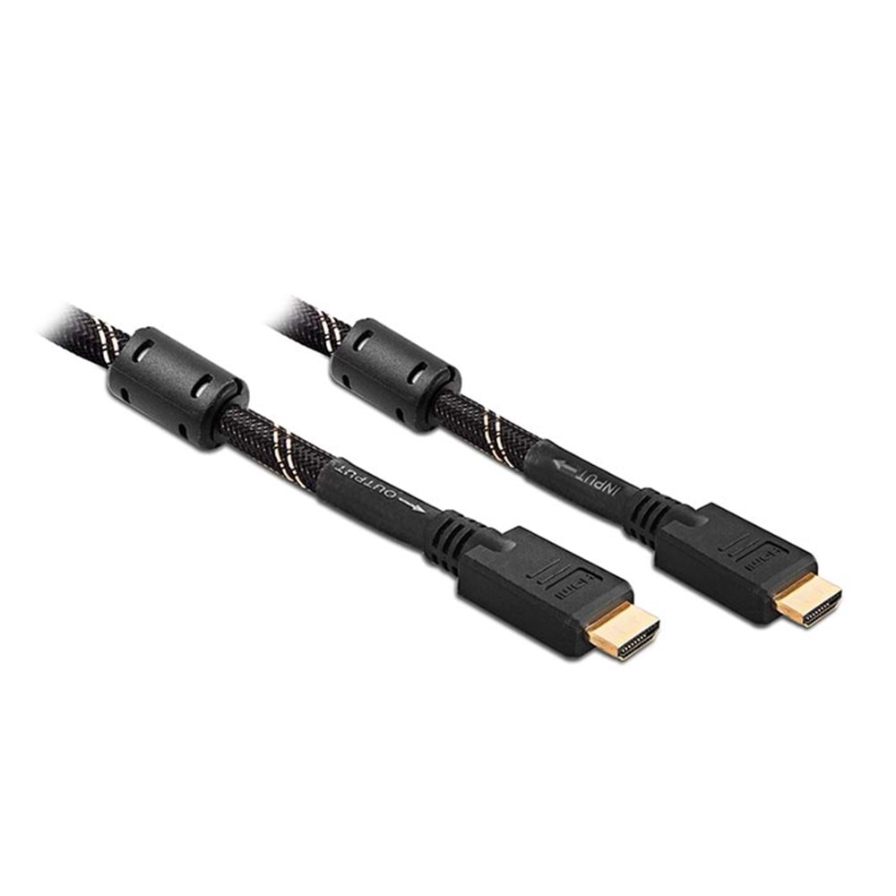 Hytech HY-XHDM30 30 m HDMI 24K 1.4 altın uçlu kablo (Hytech-S-Link)