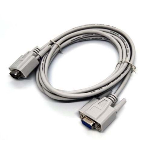 Beek BC-SER-DB9-MF-03 3m D-sub 9 E/9 D seri uzatma kablosu {Giriş:D-Sub 9Pin(E)=>Çıkış:D-Sub-9Pin(D)}