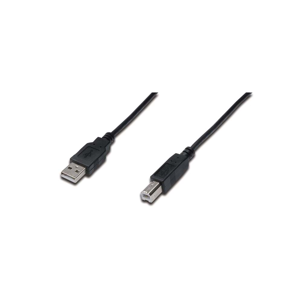 Digitus AK-300105-030-S 3m USB2.0 A E/B E siyah kablo