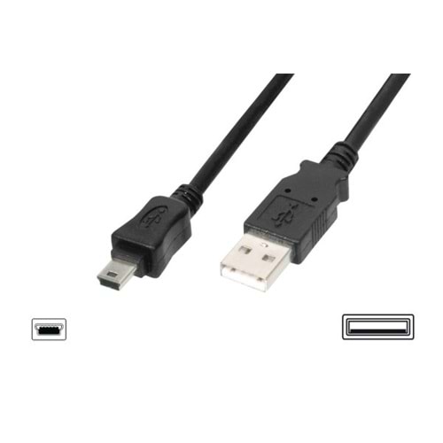 Digitus AK-300108-018-S 1,8m USB2.0 A E/USB mini B(5pin)E