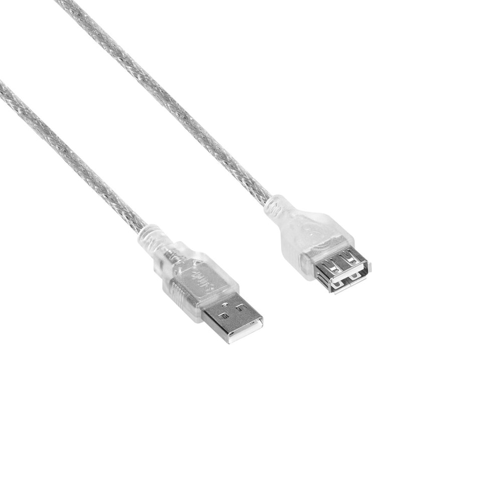 S-link SL-AF2015 1,5m USB şeffaf uzatma kablosu