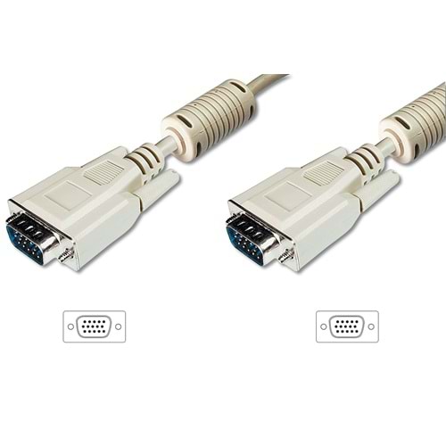 Beek BC-DSP-VG-MM-018-1 1.8m VGA 15E/15E feritli b FERİTLİ