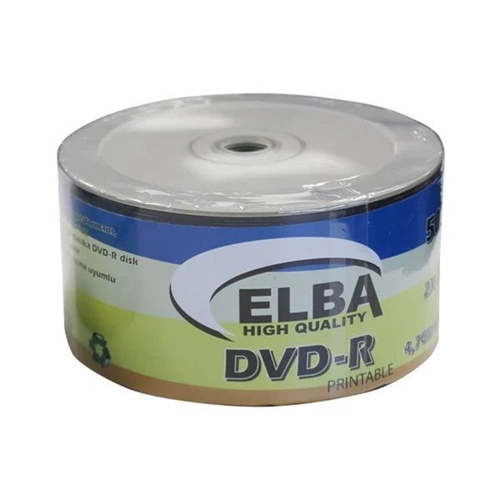 Elba DVD-R 50'li 4,7GB/120Min 16X Shrink