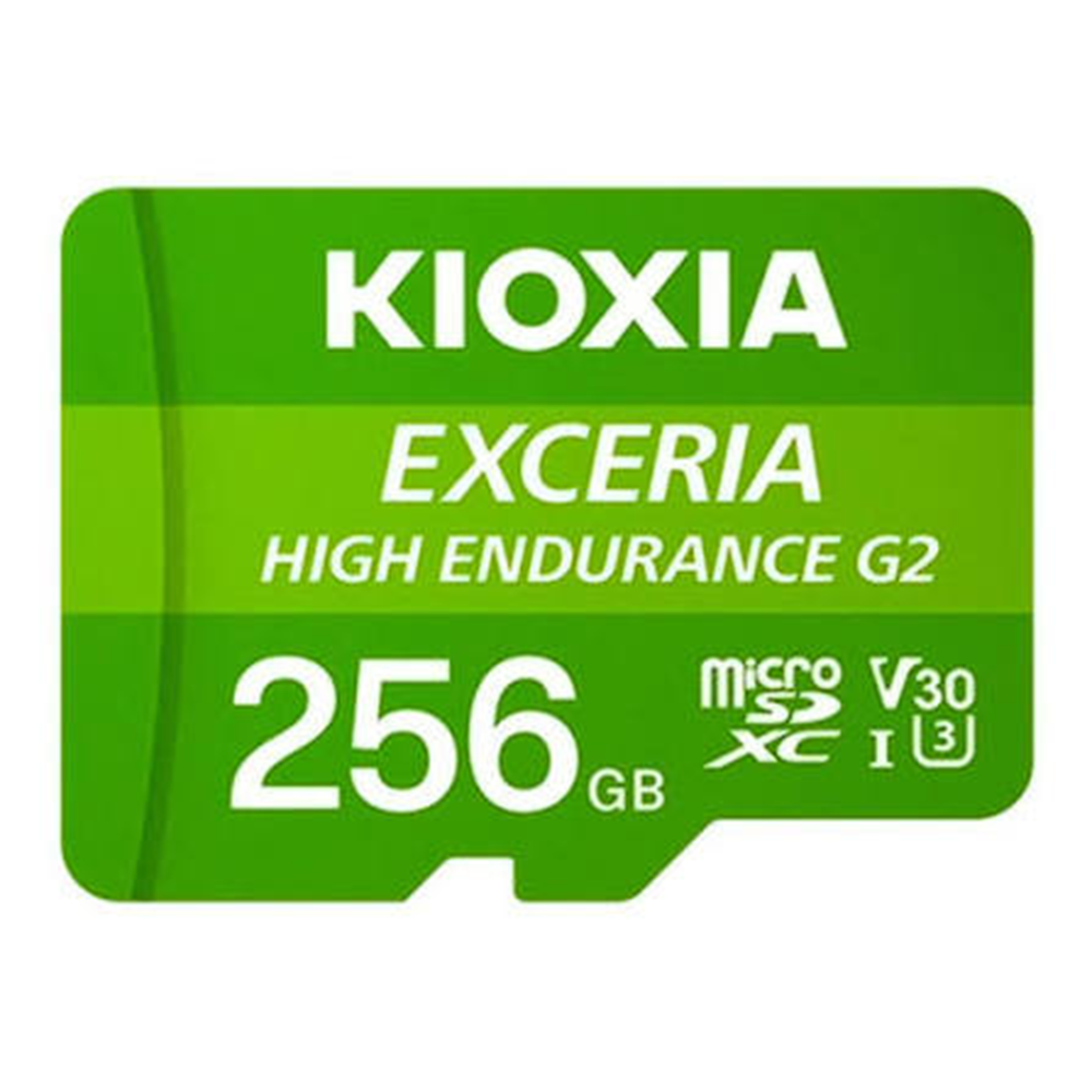 KIOXIA 256GB EXCERIA HIGH ENDURANCE G2 LMHE2G064GG2 UHS-I U3 V30 Class 10 microSDXC Hafıza Kartı