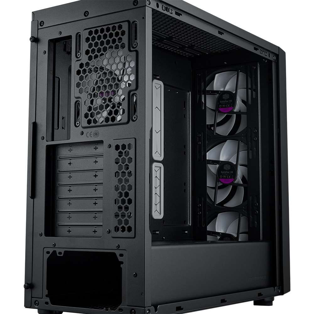 COOLERMASTER MASTERBOX 600 TG MB600-KGNN-S00 3-14CM RGB Fanlı Gaming EATX PC Kasası
