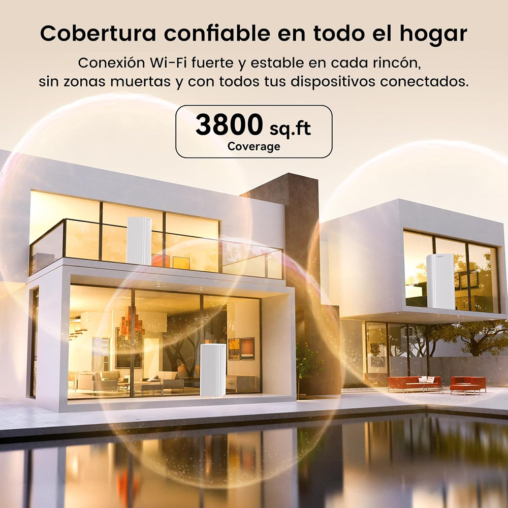 TENDA ME3 PRO 2P WIFI7 BE3600 Mesh Router 3'lü paket
