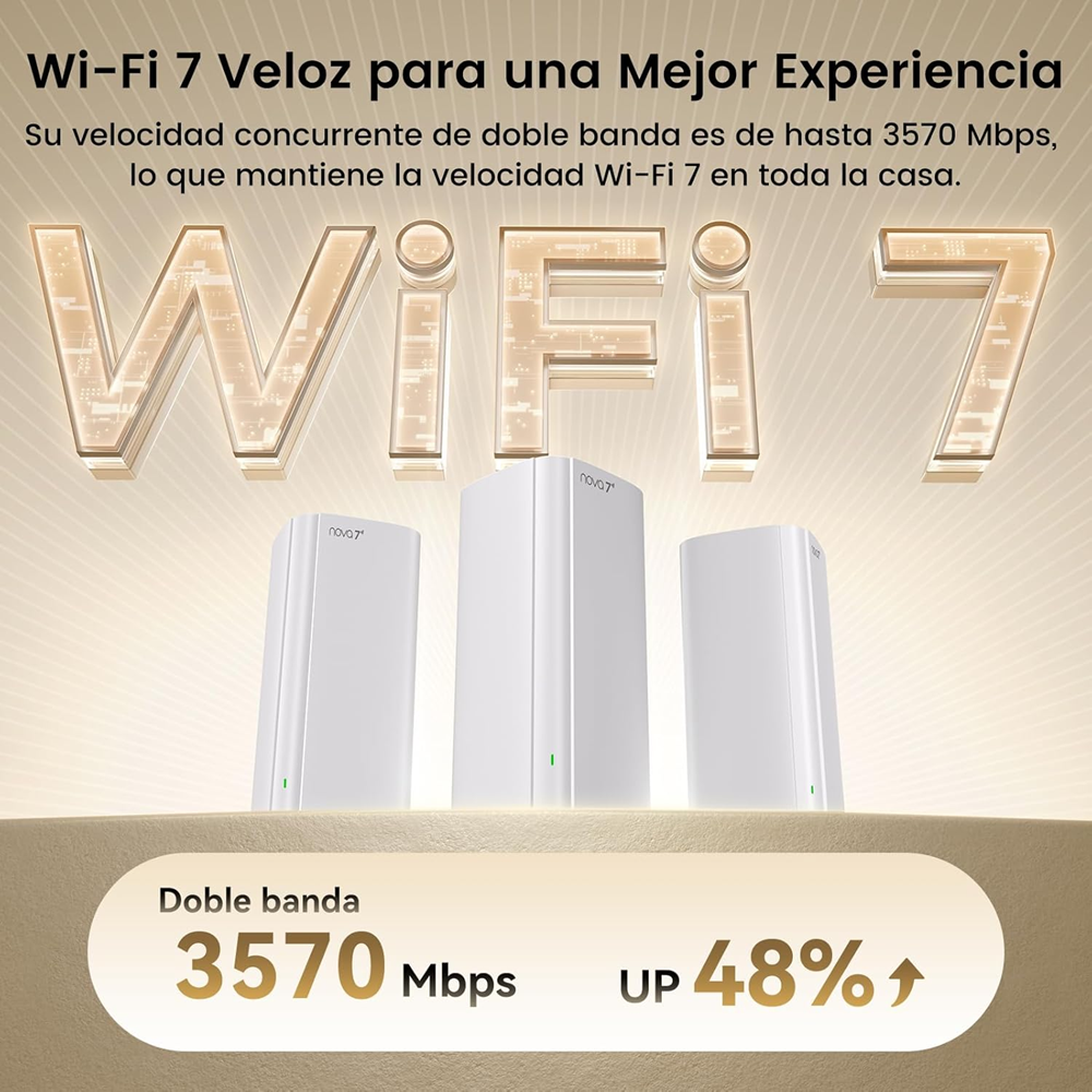 TENDA ME3 PRO 2P WIFI7 BE3600 Mesh Router 3'lü paket