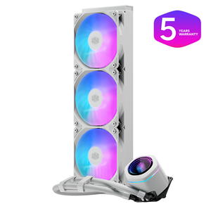 COOLERMASTER 360MM MASTERLIQUID CORE NEX MLX-D36M-A18PA-RW ARGB AM5-1851p Sıvı Soğutmalı İşlemci Fanı Beyaz