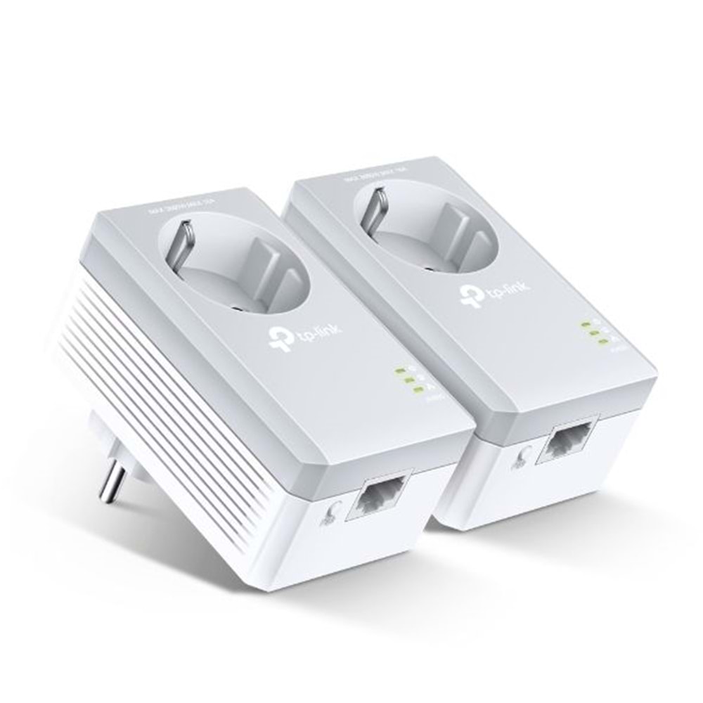 Tp-link TL-PA4010P KIT AV500 Nac güç soketli power powerline adaptör (3yıl üretici garantili)