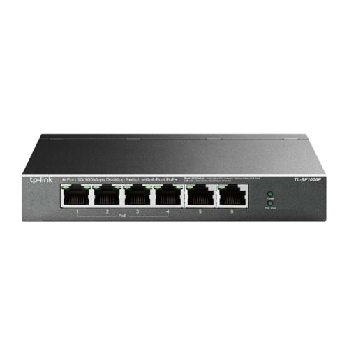 Tp FestaTL-SF1006P 67W 6FE PoE Switch,4'ü PoE,Meta metal (3yıl üretici garantili)