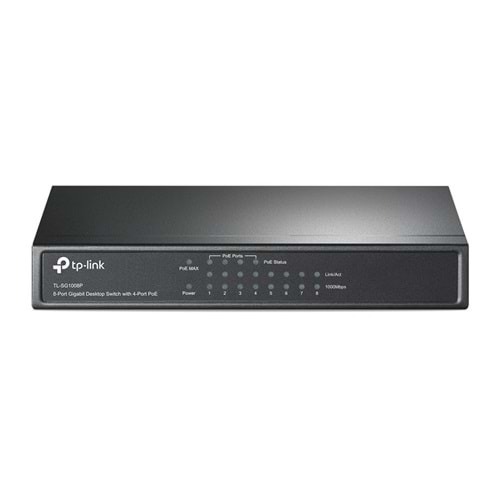 Tp Festa TL-SG1008P 64W 8GE Switch,4'ü PoE,250m, metal 8 port gigabit 4 PoE 53W (3yıl üretici garantili)