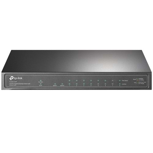 Tp Festa TL-SG1210P 63W 8GE PoE Switch,1SFP,1GE Up uplink (3yıl üretici garantili)