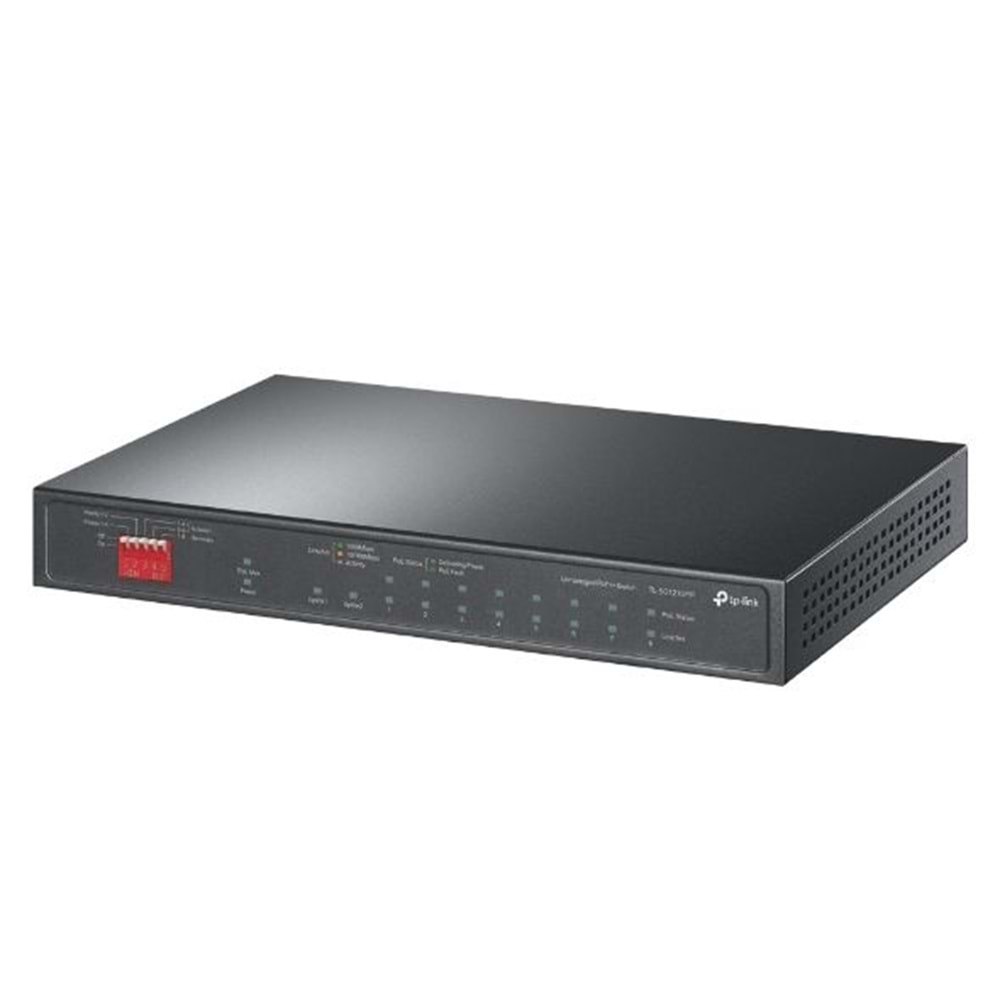 Tp Festa TL-SG1210PP 123W 8GE PoE Switch,2GE uplin uplink (3yıl üretici garantili)