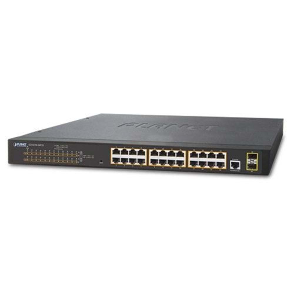 Planet PL-GS-4210-24P2S 24'lü yönetilir gigabit Po PoE SWITCH